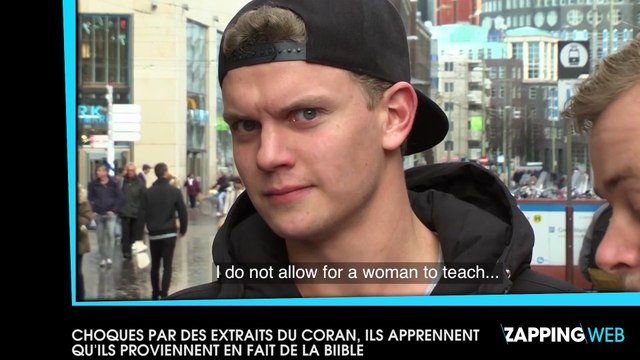Coran – Bible : des passants choqués par l'incroyable vérité