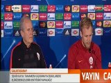 Galatasaray-Astana maçı öncesi Mustafa Denizli ve Semih Kaya'nın düzenlediği basın toplantısı (7 Aralık)