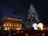 Saint Nicolas 2015 à Nancy : illumination du sapin et rues en fêtes