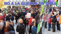 CONCENTRACIÓN CONTRA LA GUERRA EN SIRIA EN MADRID