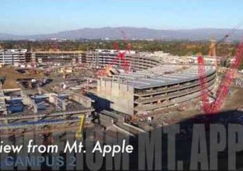 An Aerial View of Apple's Campus 2 in Development