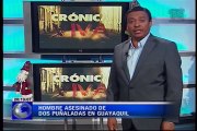 Crónica Viva – Hombre asesinado de dos puñaladas en la ciudad de Guayaquil