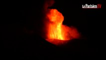 Italie : des images de l'impressionnante explosion de l'Etna