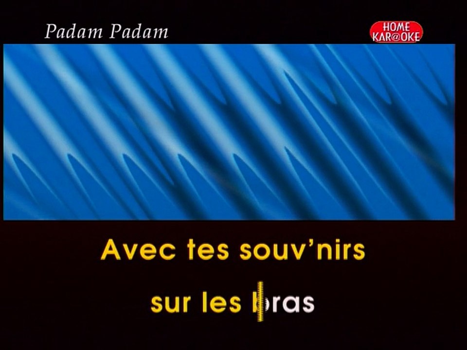 KARAOKE ÉDITH PIAF -  Padam padam