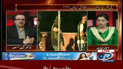Dr Shahid Masood Analysis On California Incident