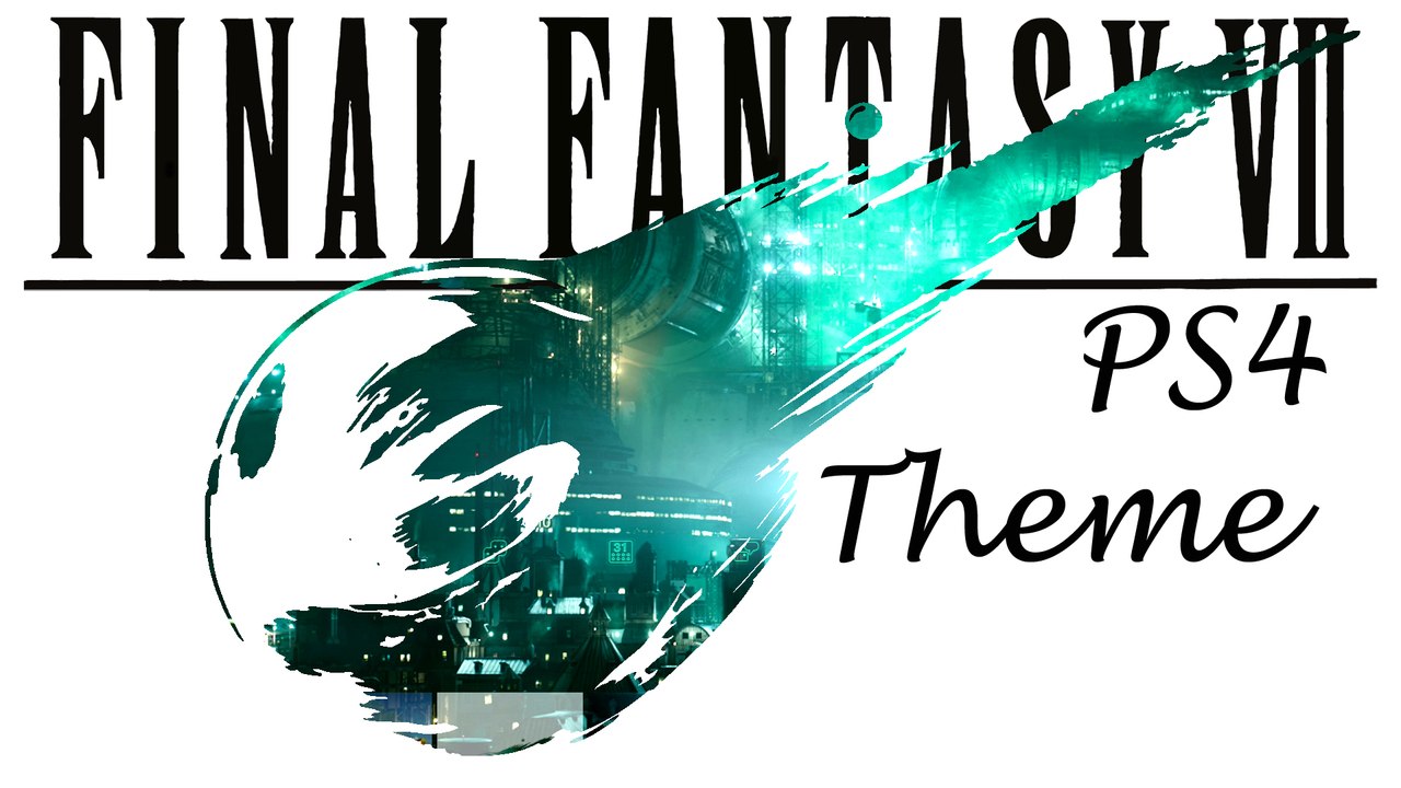 Final Fantasy VII Remastered und PS4 Theme