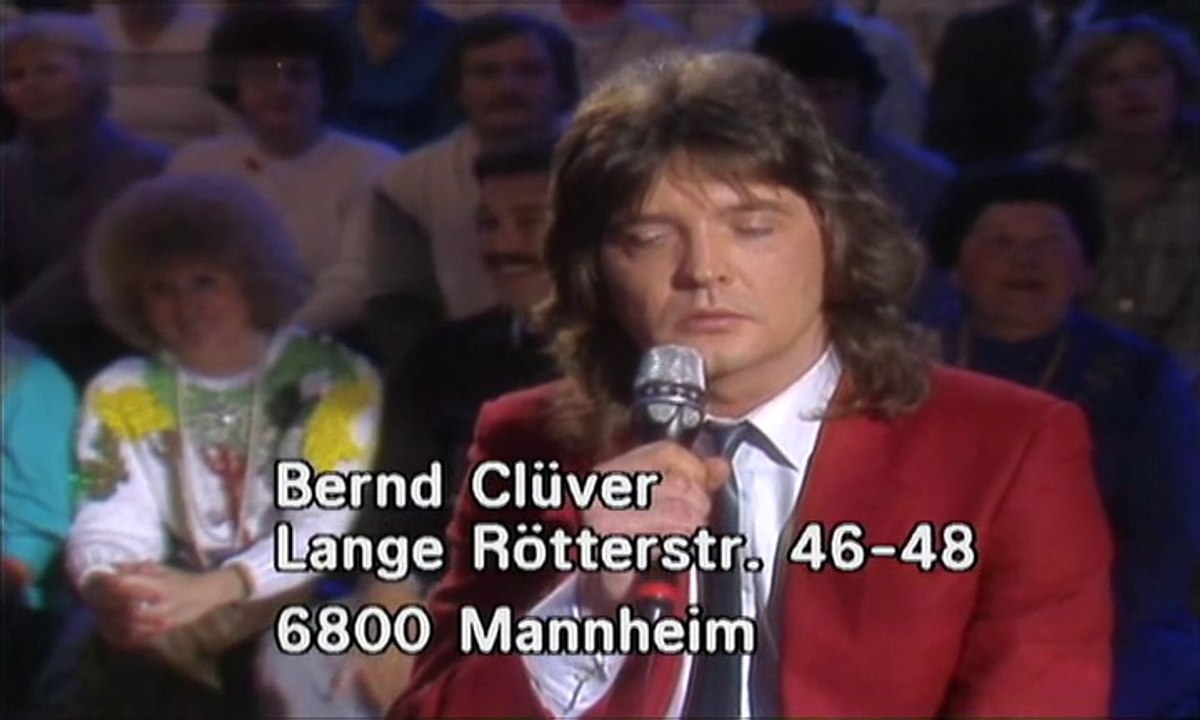 Bernd Clüver - Seit du nicht mehr da bist 1982