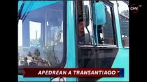 Jóvenes atacaron a bus con piedras tras subirse sin pagar CHV Noticias