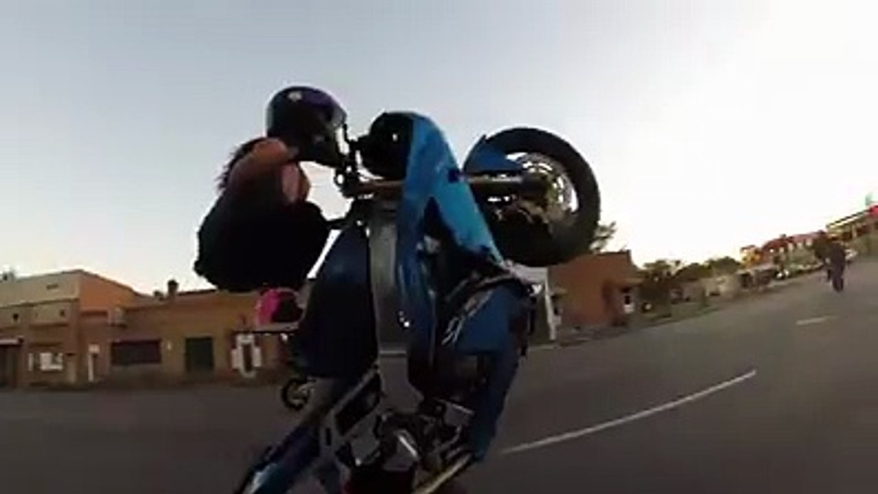 girl riding a bike