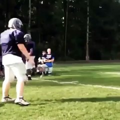 American Football Player VS. Women's Rugby Player... winner is quite obvious