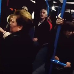 Public transportation in Rijeka - whole bus sings