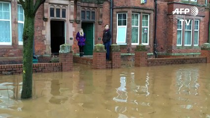 People trapped by floods in the wake of Storm Desmond