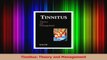 PDF Download  Tinnitus Theory and Management Read Online
