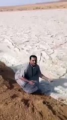 Weird natural phenomenon in Saudi Arabia