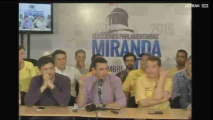 Capriles pide a Maduro ponerse "a la orden" del Parlamento electo