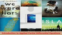 PDF Download  Introduction to Applied Partial Differential Equations PDF Full Ebook