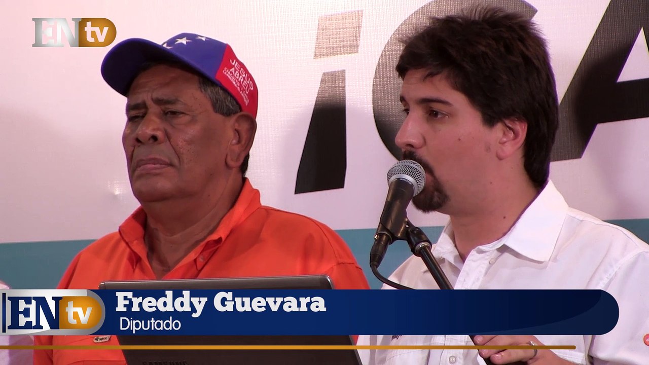 Freddy Guevara: "Agradecemos a los héroes con un uniforme y a los héroes sin uniforme"