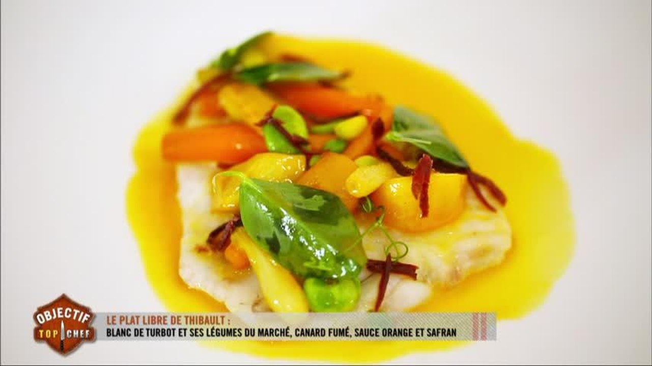Le plat de Thibault : blanc de turbot et ses légumes du marché
