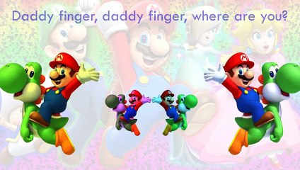 Super Mario Finger Family Song Daddy Finger Nursery Rhymes Dragons Version Full animated c catoonTV!