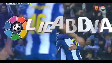 Gerard Moreno Goal - Espanyol 1-1 Levante - 07-12-2015