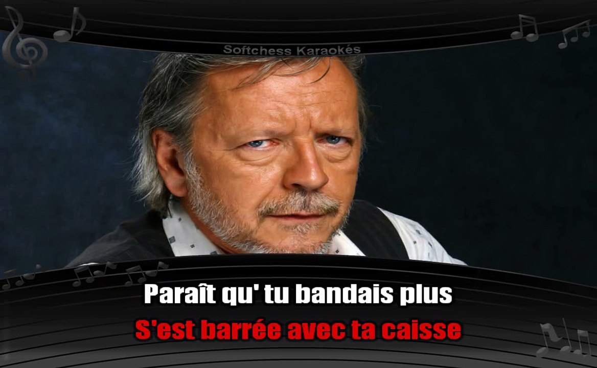 Renaud - La blanche (karaoké réalisé par Softchess)