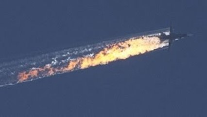 Russian Plane Shot Down By Turkey