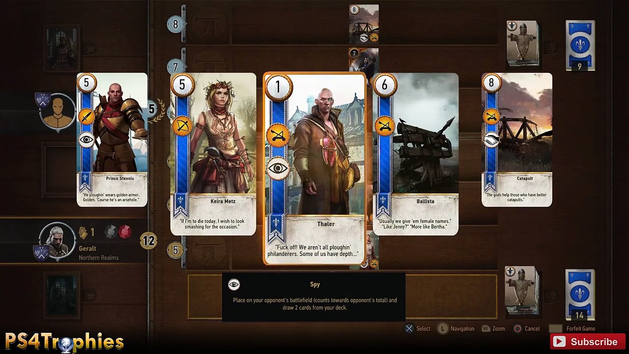 The Witcher 3 Wild Hunt - Gwent Master Trophy / Achievement Guide (High Stakes Side Quest)