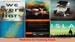 PDF Download  Pocket Guide to the American Board of Emergency Medicine InTraining Exam Download Online