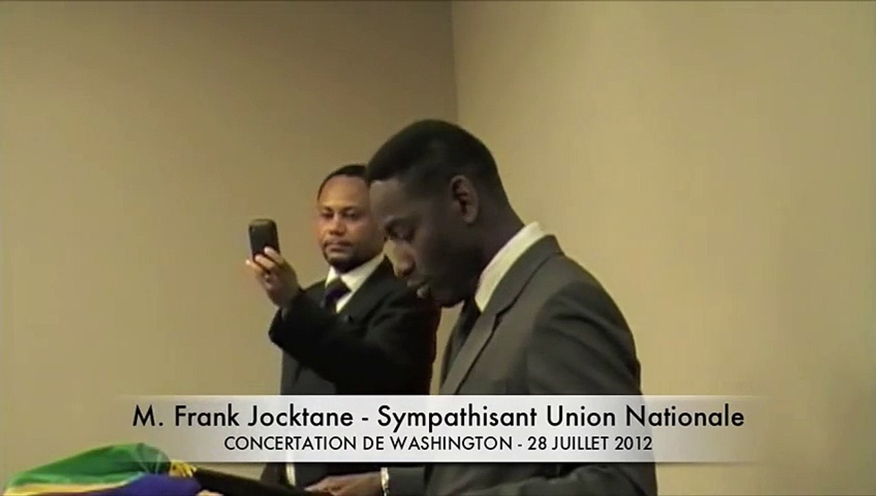 #Gabon Concertation de Washington Intervention de M. Franck Jocktane ^FJ
