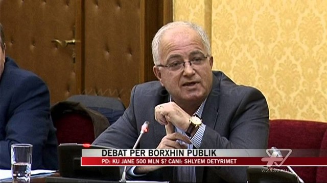 Debat për borxhin publik - News, Lajme - Vizion Plus