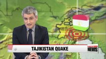 7.2-magnitude earthquake hits Tajikistan