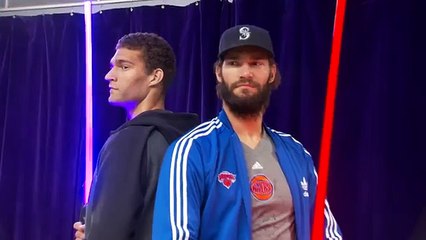 Epic Brook Lopez vs Robin Lopez Light Saber Battle