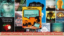 Read  Hampton University Off the Record College Prowler College Prowler Hampton University EBooks Online