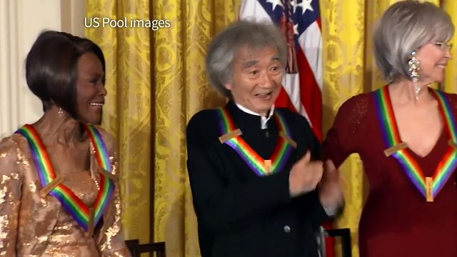 Obama hosts Kennedy Center Honors recipients at White House