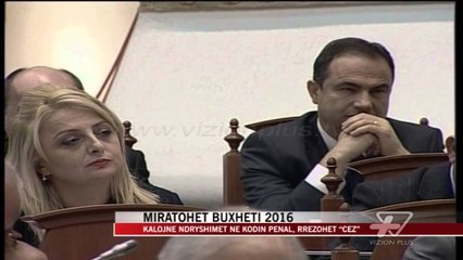 Kuvend, miratohet buxheti 2016 - News, Lajme - Vizion Plus