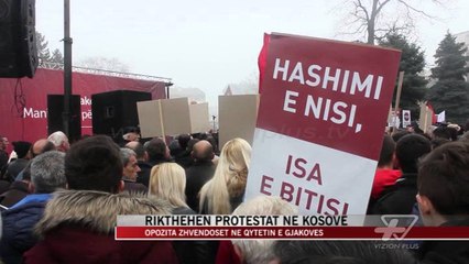 Rikthehen protestat në Kosovë - News, Lajme - Vizion Plus