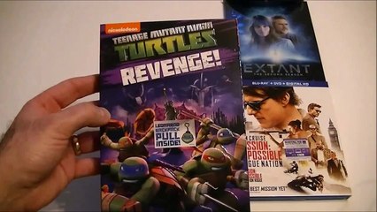 Présentation (unboxing) de TMNT, Under the dome, Extant et Mission Impossible: Rogue Nation