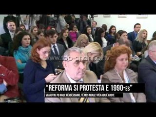 Vlahutin: Reforma në drejtësi, si protestat e 1990-s - Top Channel Albania - News - Lajme