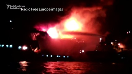 Azerbaijan finds 6 more bodies after oil rig fire