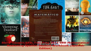 Read  SteckVaughn GED Test Prep 2014 GED Mathematical Reasoning Spanish Student Workbook EBooks Online