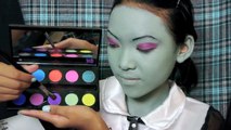 13 yr old does Frankie Stein Makeup Tutorial ♥