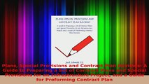 Read  Plans Special Provisions and Contract Plan Reviews A Guide to Preparing a Set of Contract Ebook Free