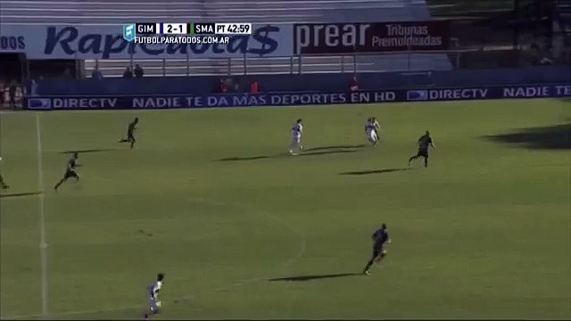 Gol de Mendoza. Gimnasia LP 3 - San Martín SJ 1. Liguilla Pre Sudamericana 2015. FPT