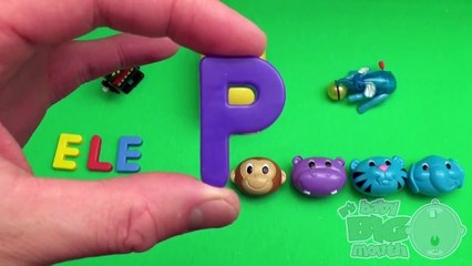 Big Hero 6 Surprise Egg Learn-A-Word! Spelling Zoo Animals! Lesson 7