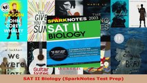Read  SAT II Biology SparkNotes Test Prep PDF Online