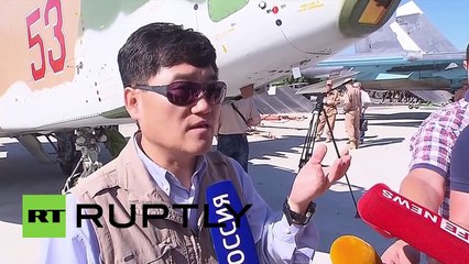 Syria: 50 journalists from 12 countries visit Russian airbase