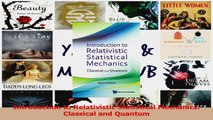 PDF Download  Introduction to Relativistic Statistical Mechanics Classical and Quantum Download Full Ebook