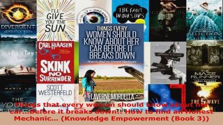 Read  Things that every woman should know about her carBefore it breaks down How to find an Ebook Free