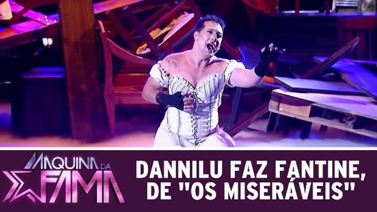 Dannilu homenageia Fantine, de Os Miseráveis