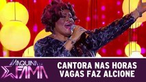 Cantora nas horas vagas faz cover da Alcione